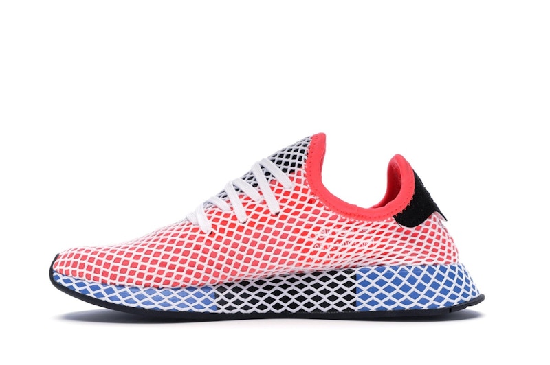 adidas Deerupt Solar Red Bluebird