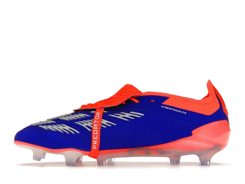 adidas Predator Elite Foldover Tongue FG Lucid Blue Solar Red