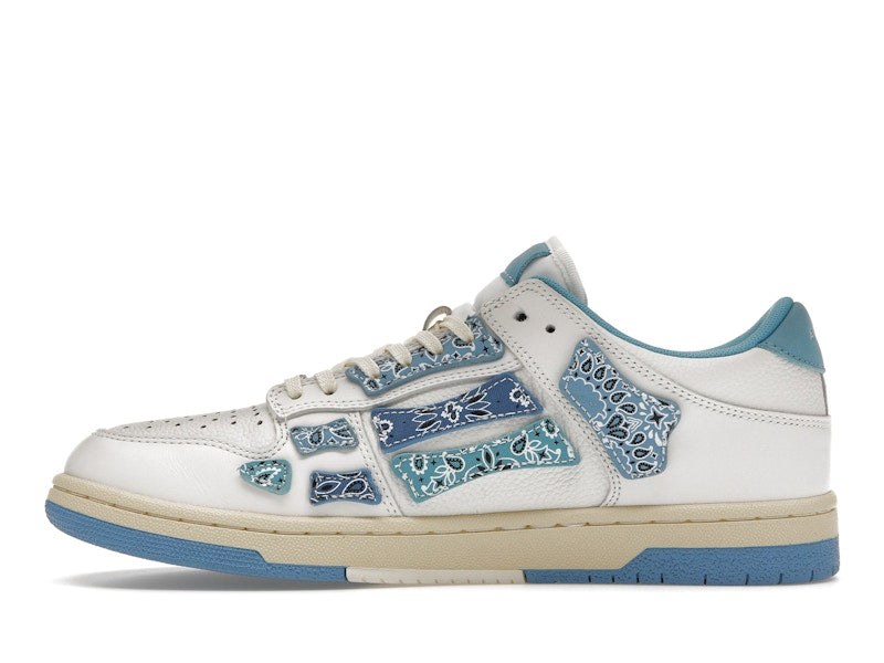 AMIRI Skel Top Low Bandana White Light Blue