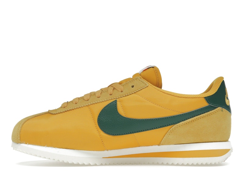 Nike Cortez Textile Yellow Ochre Gorge Green (Women's)