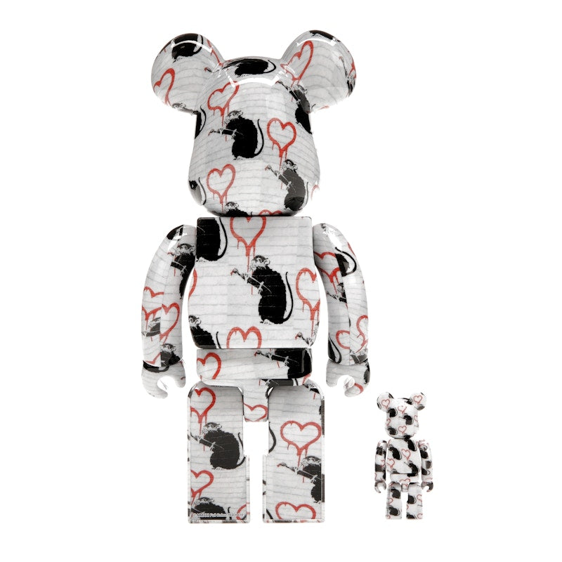 Bearbrick Love Rat 100% & 400% Set