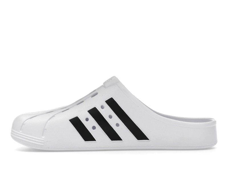 adidas Adilette Clog White Black