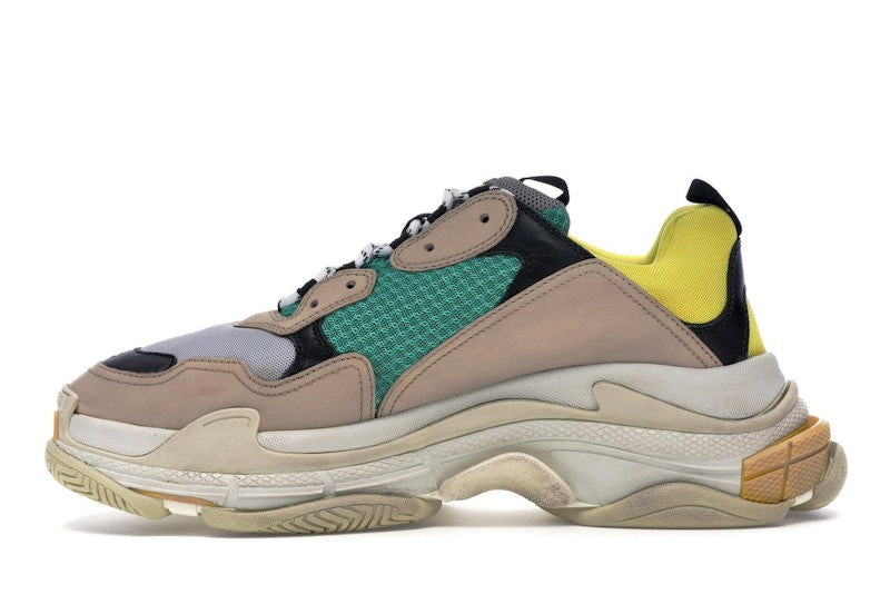 Balenciaga Triple S Beige Green Yellow (2018 Reissue)