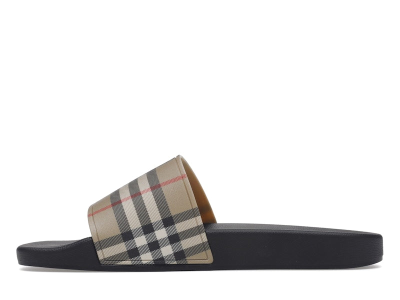 Burberry Vintage Check Slides Archive Beige