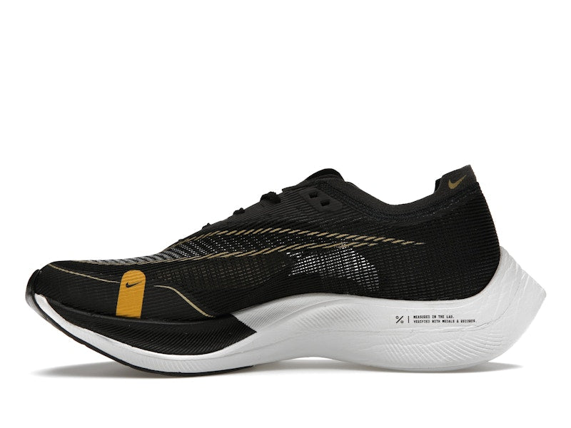 Nike ZoomX Vaporfly Next% 2 Black Metallic Gold Coin