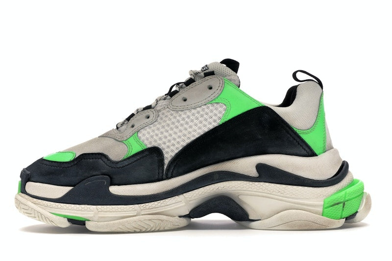 Balenciaga Triple S Mr. Porter Neon Green 2018