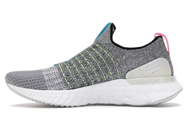 Nike React Phantom Run Flyknit 2 Flash Crimson Baltic Blue