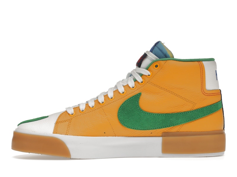 Nike SB Zoom Blazer Mid Edge Safety Orange University Gold