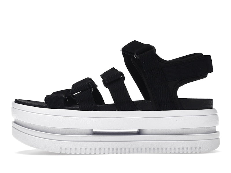 Nike Iconic Classic Sandal Black White White (Women's)
