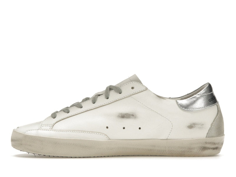 Golden Goose Super-Star White Silver