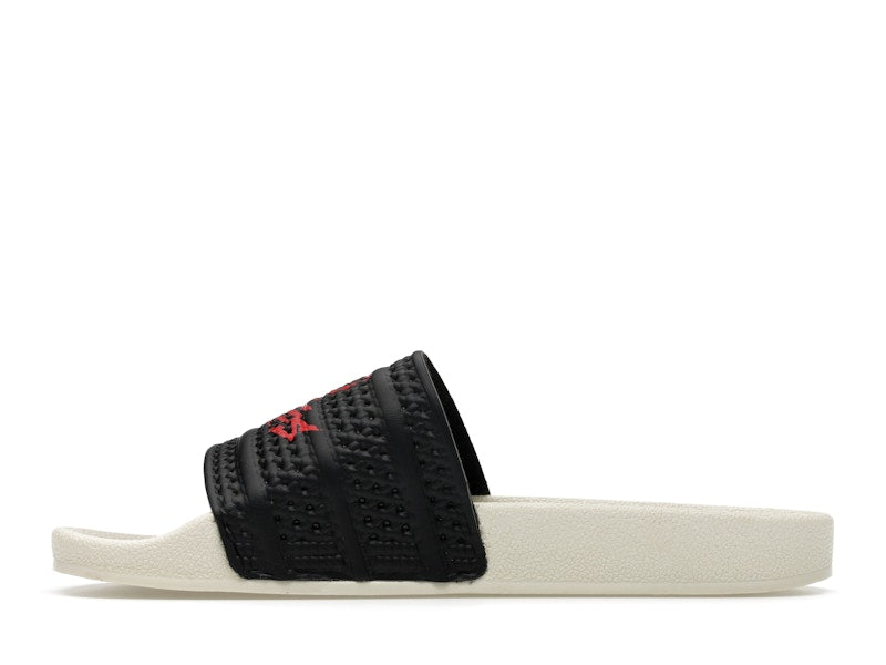 adidas Adilette Slides 100 Thieves Black Red