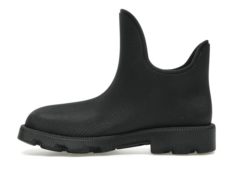 Burberry Marsh Round-Toe Ankle Boots Black