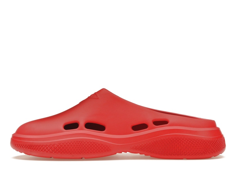 Prada Foam Rubber Mule Red