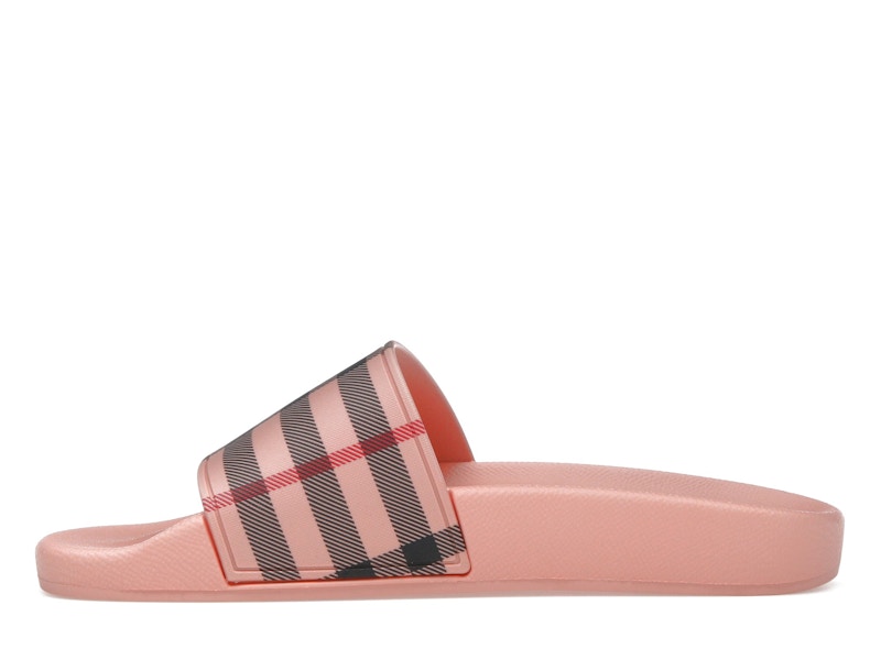 Burberry Furley Slides Vintage Check Pink (Women's)