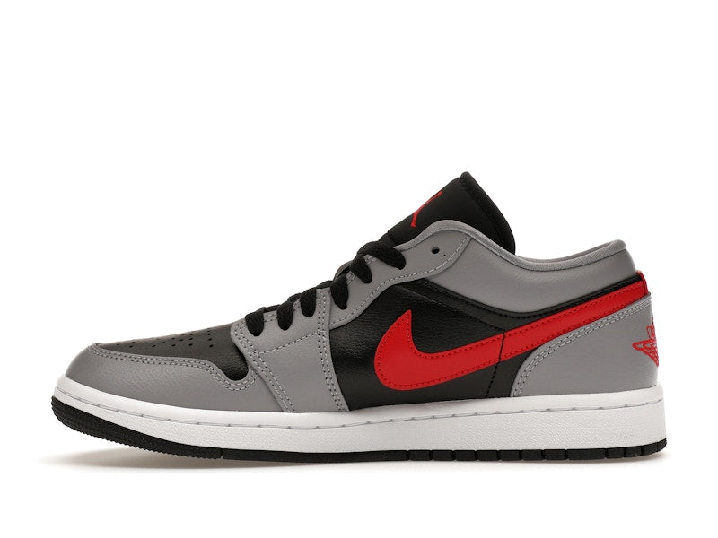 Jordan 1 Low Cement Grey Fire Red (Women's)