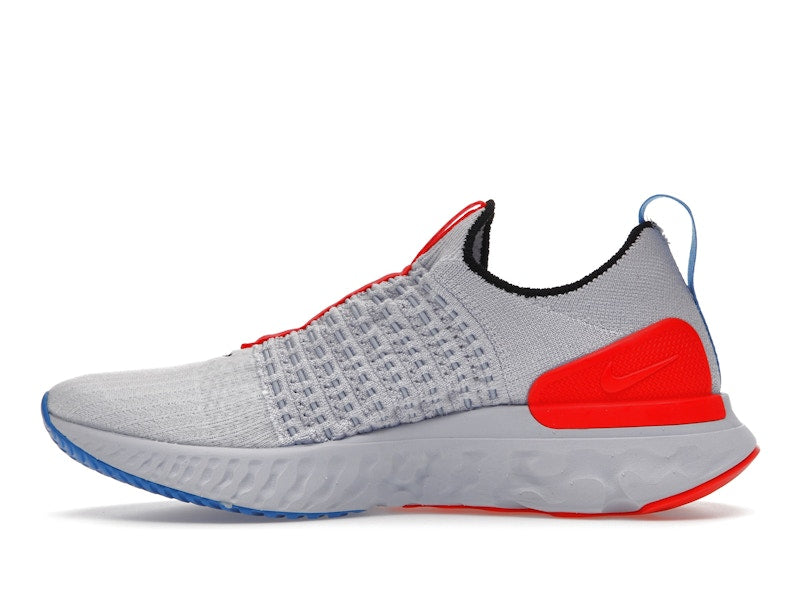 Nike React Phantom Run Flyknit 2 Football Grey Bright Crimson (Women's)