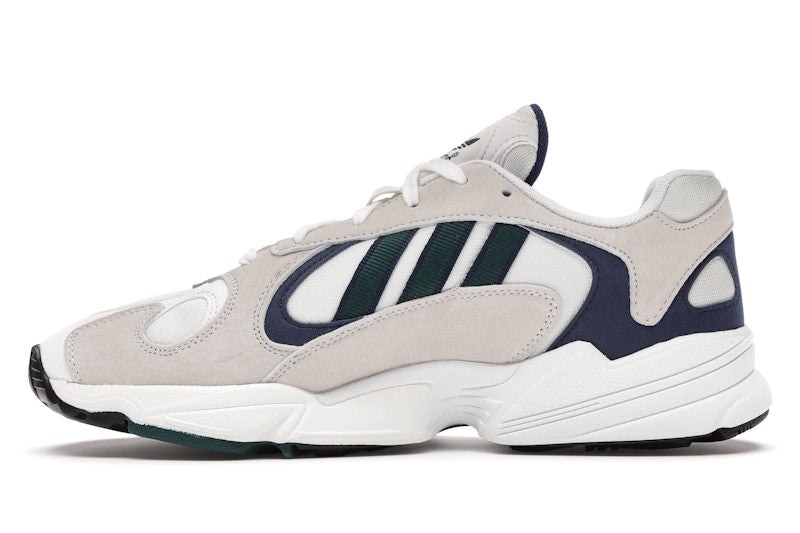 adidas Yung-1 White Noble Green Dark Blue