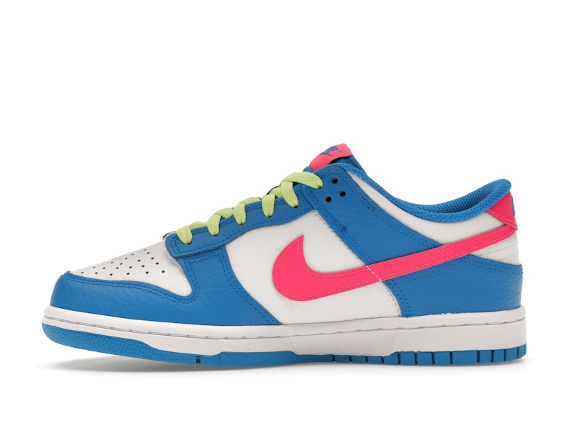 Nike Dunk Low Photo Blue White Light Lemon Twist Hyper Pink (GS)