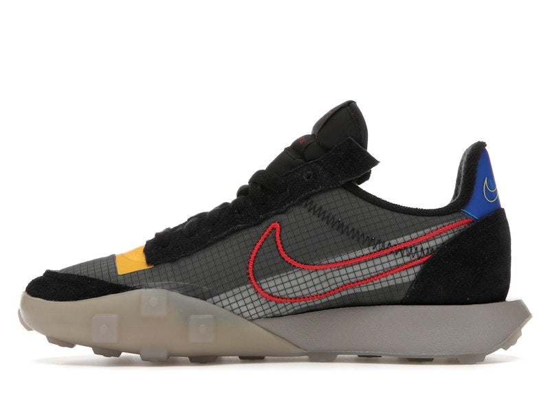 Nike Waffle Racer 2X Black Solar Flare University Red (Women's)