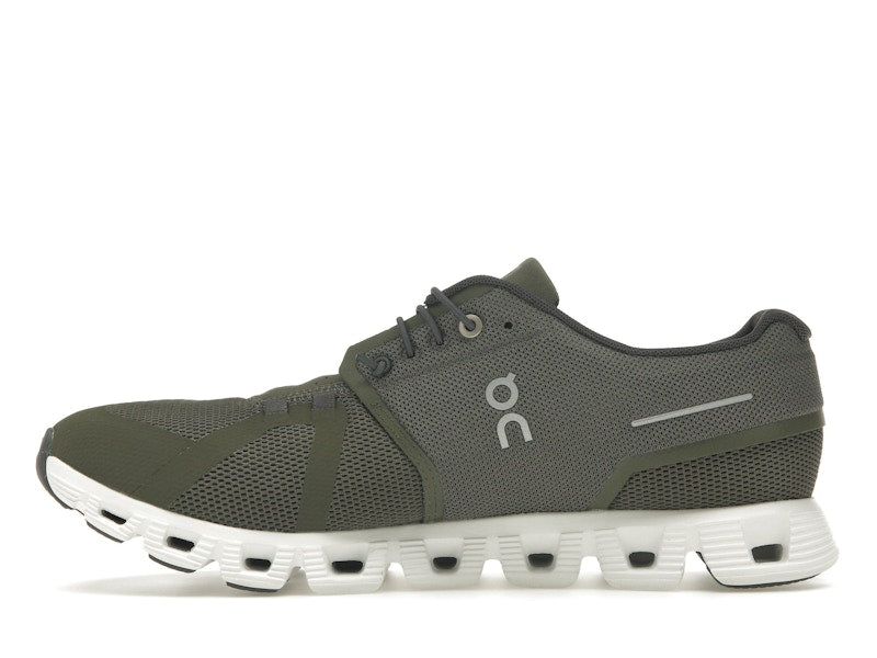 On Running Cloud 5 Olive Green White