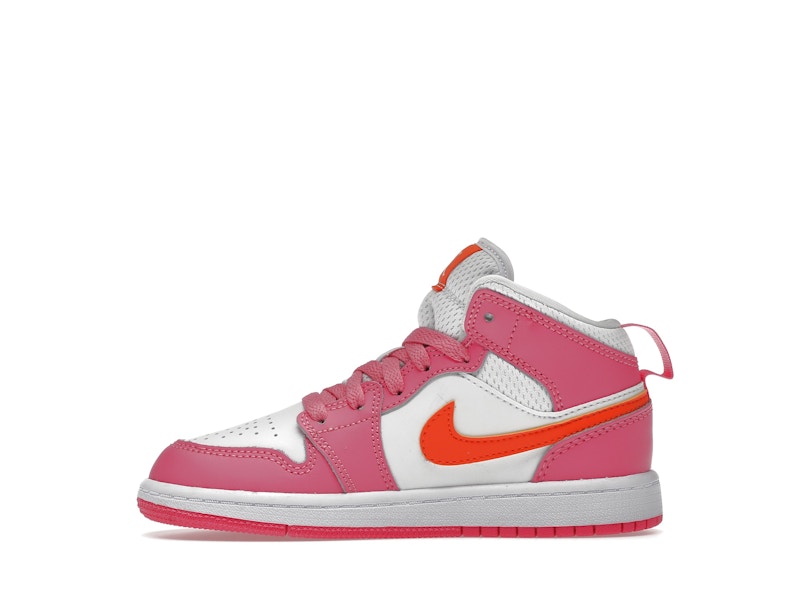 Jordan 1 Mid Pinksicle Safety Orange (PS)