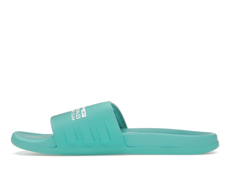 adidas Adilette Comfort Slides Mercedes-AMG Petronas Formula One Team Semi Mint Rush