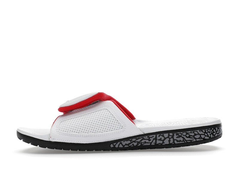 Jordan Hydro III Retro White University Red Cement