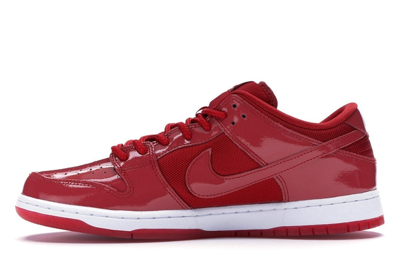 Nike SB Dunk Low Red Patent Leather