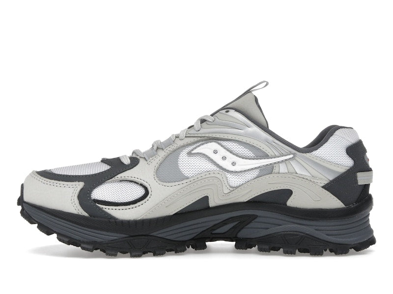 Saucony Grid Aura X Grey Pack White