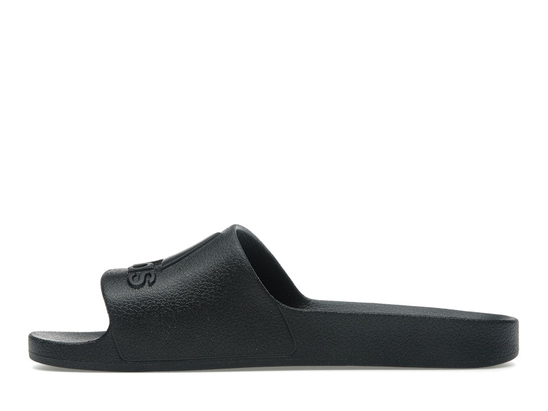adidas Adilette Aqua Slides Core Black Logo
