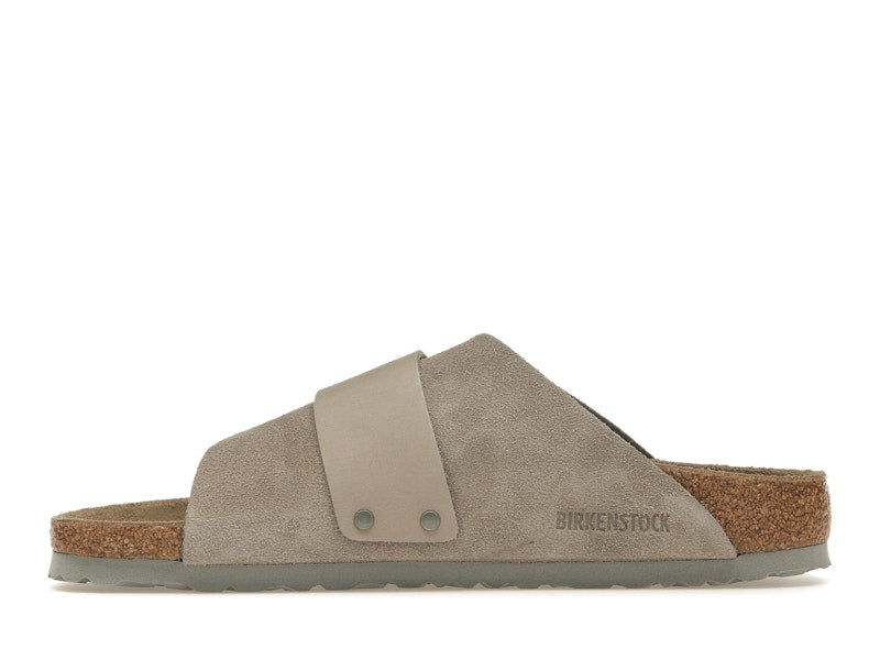 Birkenstock Kyoto Nubuck Suede Stone Coin