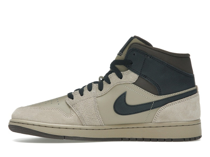 Jordan 1 Mid Khaki Baroque Brown