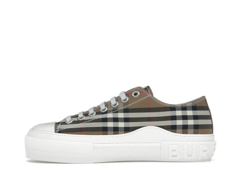 Burberry Low Top House Check Sneaker Taupe Brown (Women's)