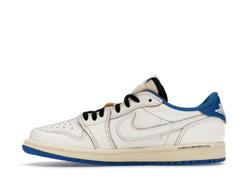 Jordan 1 Retro Low OG SP Fragment x Travis Scott Sail Military Blue (PS)