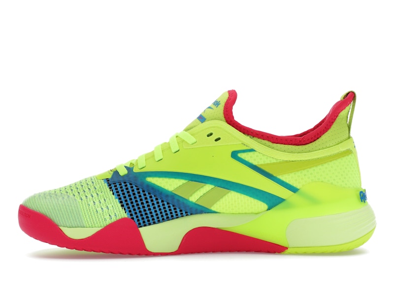 Reebok Nano Court Digital Lime Aqua Bold Pink