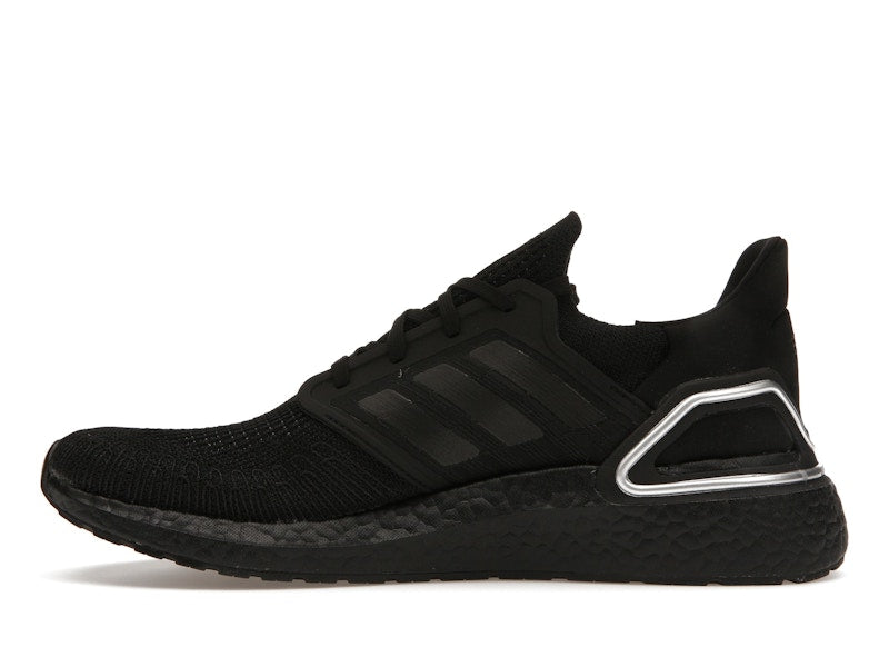 adidas Ultra Boost 20 Core Black Silver Metallic