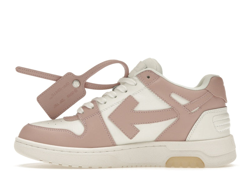 OFF-WHITE Out Of Office "OOO" Low Tops White Pink (Women's)
