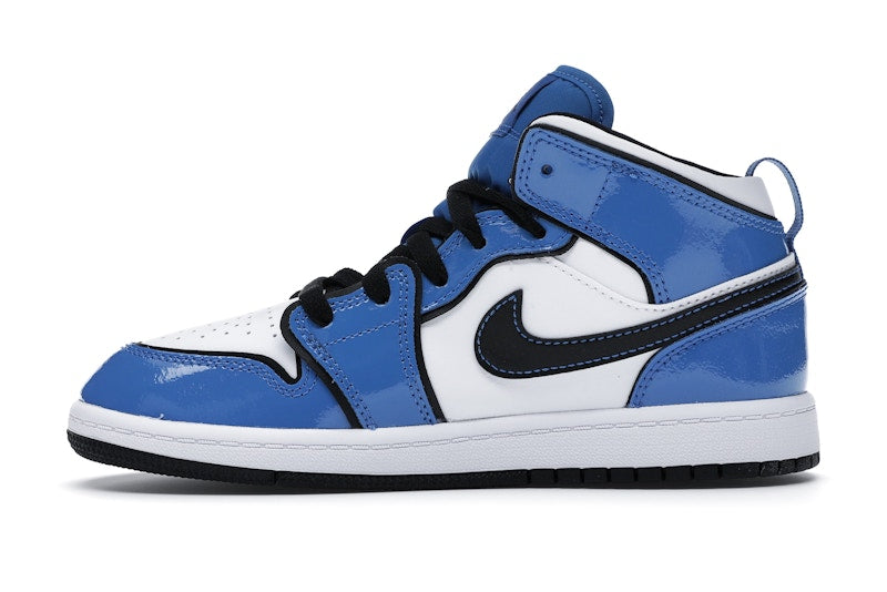 Jordan 1 Mid Signal Blue (PS)