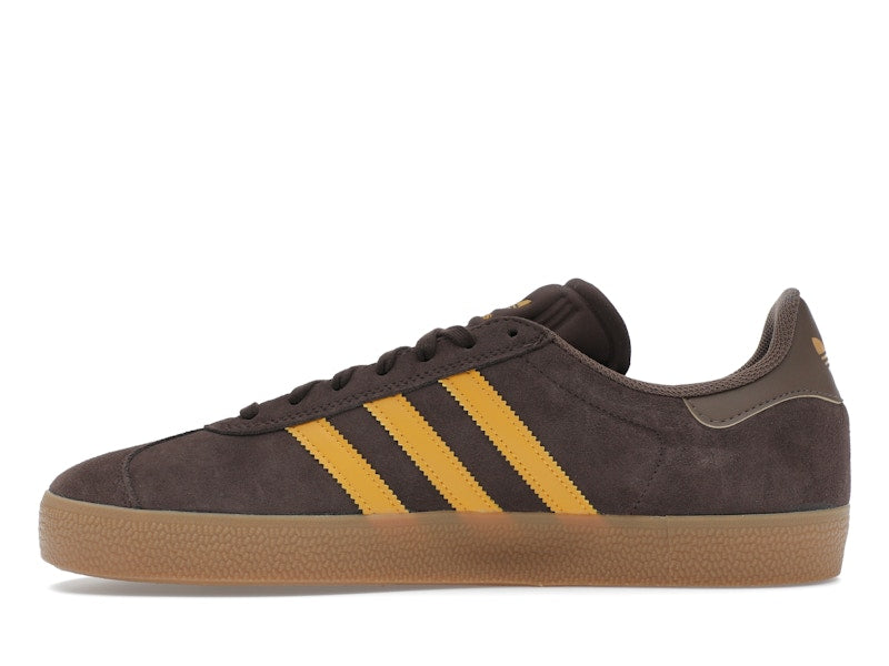 adidas Gazelle ADV Dark Brown Preloved Yellow