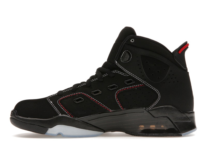 Jordan 6-17-23 Black White Red Contrast Stitching