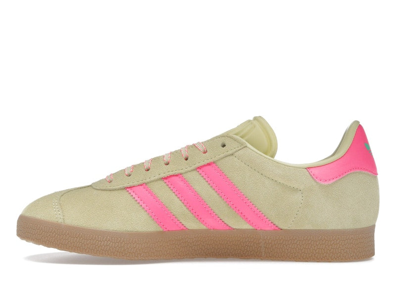 adidas Gazelle Powder Yellow Lucid Pink (Women's)