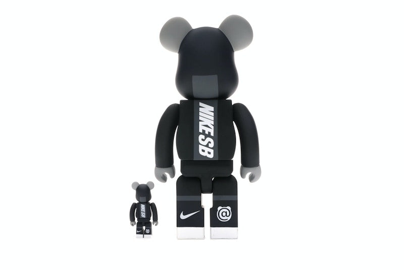 Bearbrick Nike SB 100% & 400% Set Black