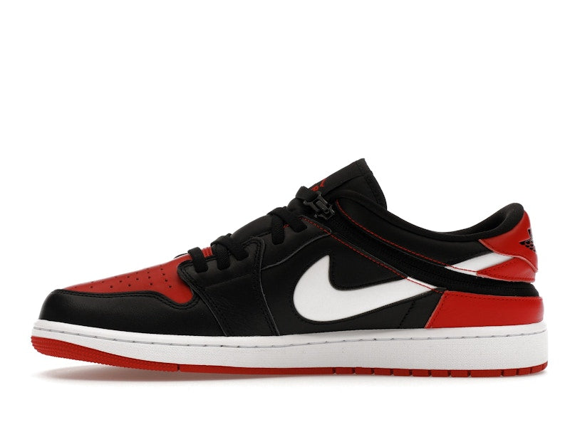Jordan 1 Low FlyEase Black White Gym Red