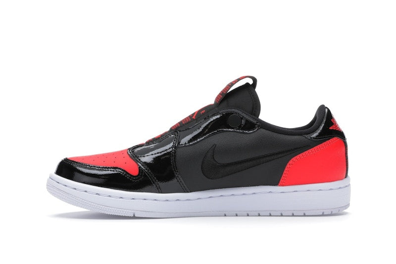 Jordan 1 Low Slip Black Hot Punch (Women's)