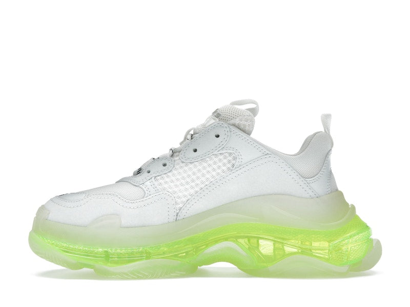 Balenciaga Triple S Clear Sole White Fluo Yellow (Women's)