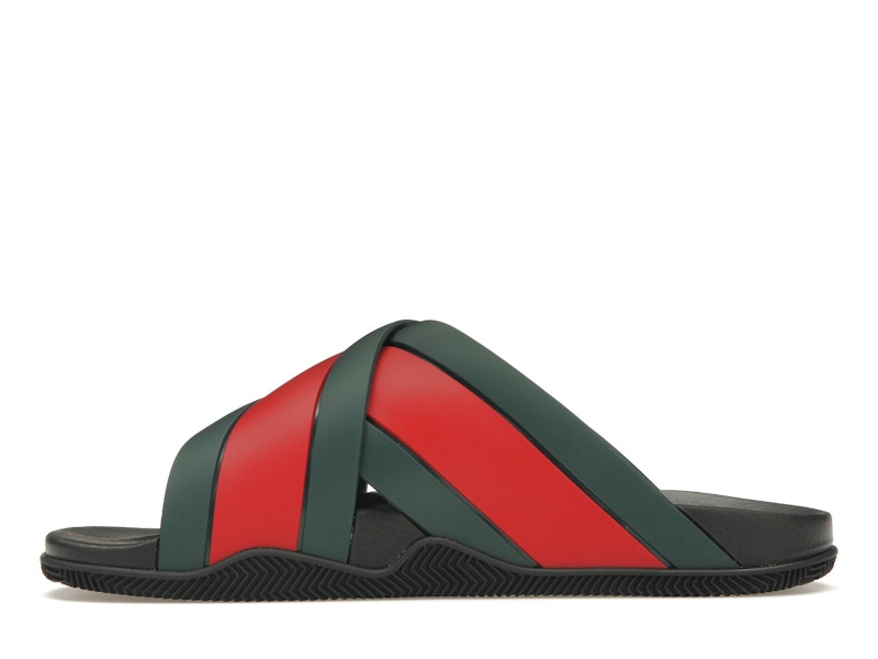Gucci Web Slide Black Rubber