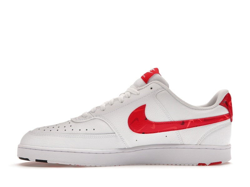 Nike Court Vision Low Swoosh Print Red