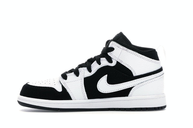 Jordan 1 Mid White Black (PS)