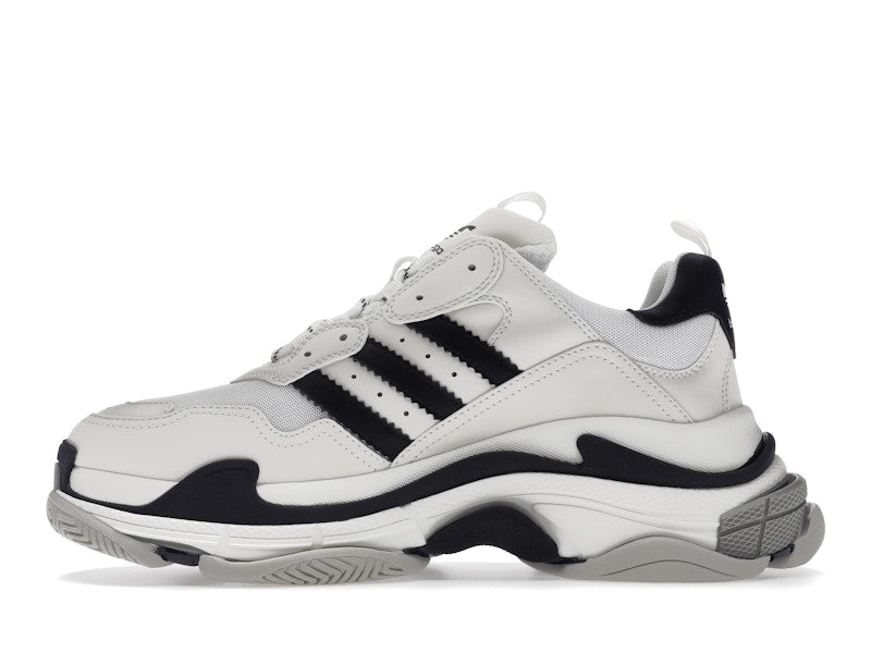 Balenciaga x adidas Triple S White Black