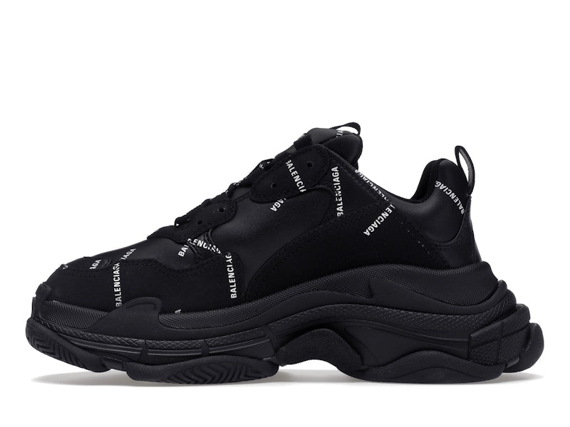 Balenciaga Triple S Black Logo (Women's)